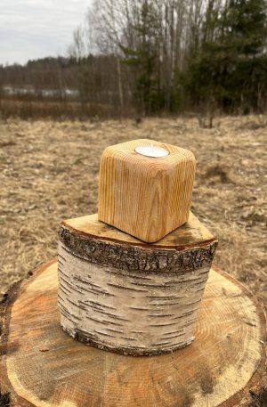 Wooden Candle Holder 06