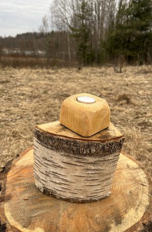 Wooden Candle Holder 08