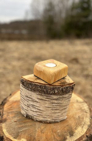 Wooden Candle Holder 13