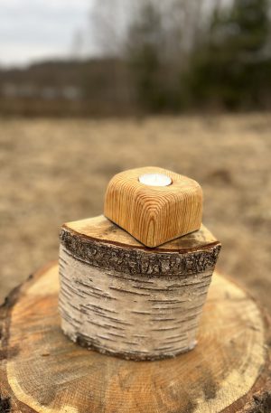 Wooden Candle Holder 17