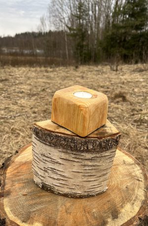 Wooden Candle Holder 21