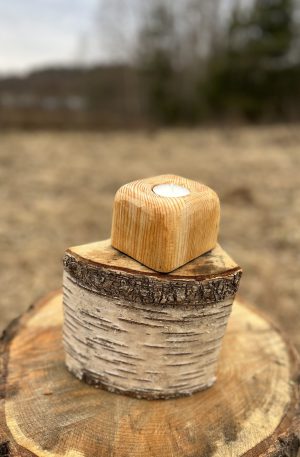 Wooden Candle Holder 22