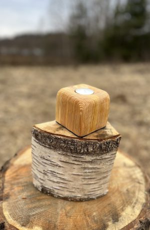 Wooden Candle Holder 25