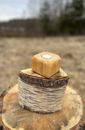 Wooden Candle Holder 26