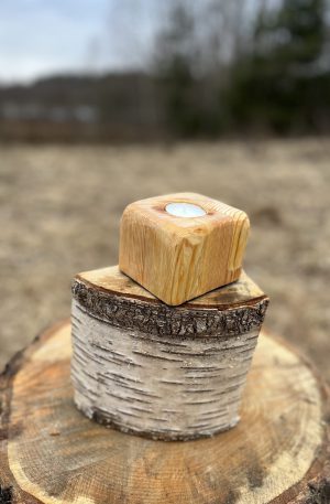 Wooden Candle Holder 28