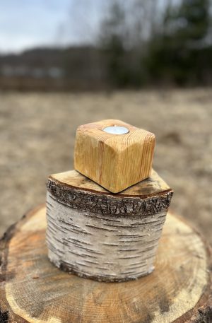 Wooden Candle Holder 29