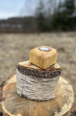 Wooden Candle Holder 33