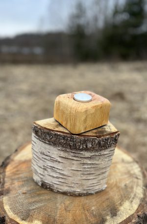Wooden Candle Holder 34