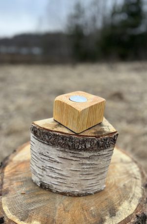 Wooden Candle Holder 42