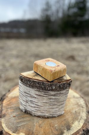 Wooden Candle Holder 43