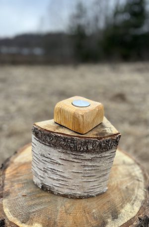 Wooden Candle Holder 45